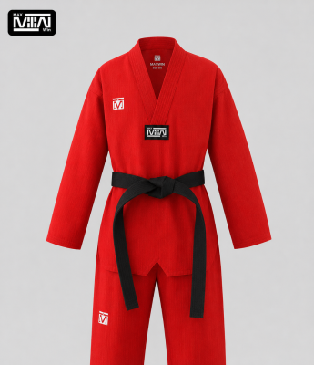 All-Red Taekwondo Dobok